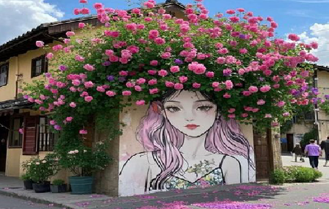 个旧怎么设计网红打卡墙绘