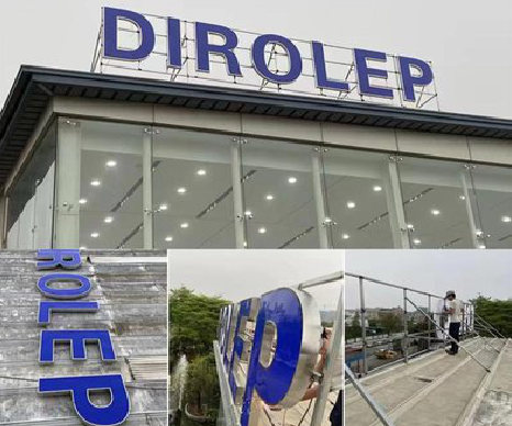 个旧楼顶发光字安装的注意事项。